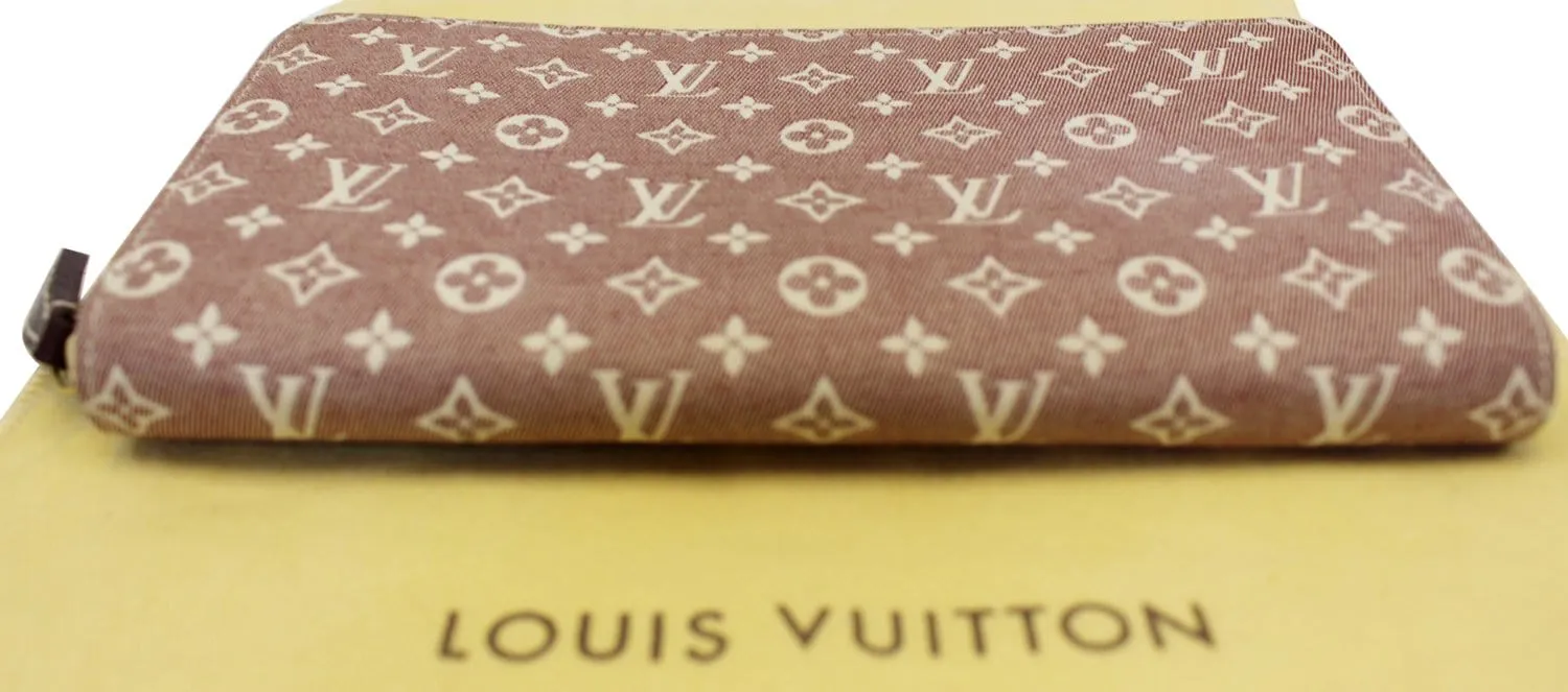LOUIS VUITTON Mini Lin Ebene Monogram Zippy Wallet