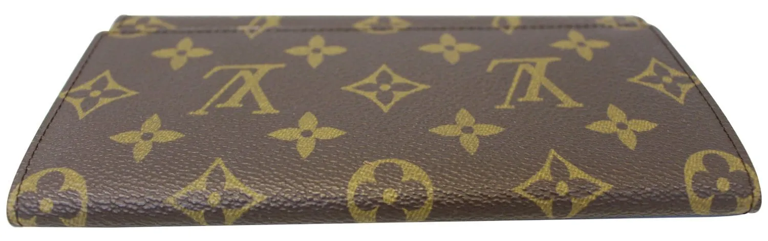 LOUIS VUITTON Monogram Canvas Long Flap Wallet