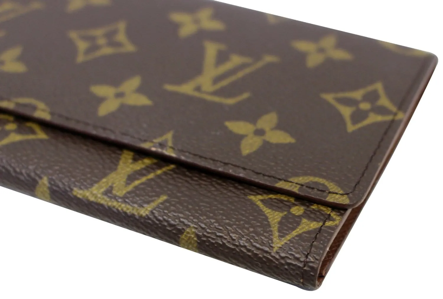 LOUIS VUITTON Monogram Canvas Long Flap Wallet