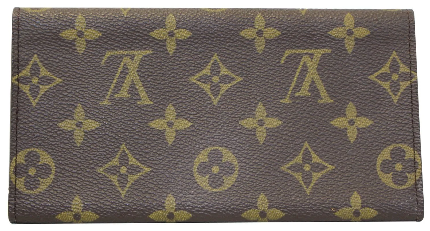 LOUIS VUITTON Monogram Canvas Long Flap Wallet