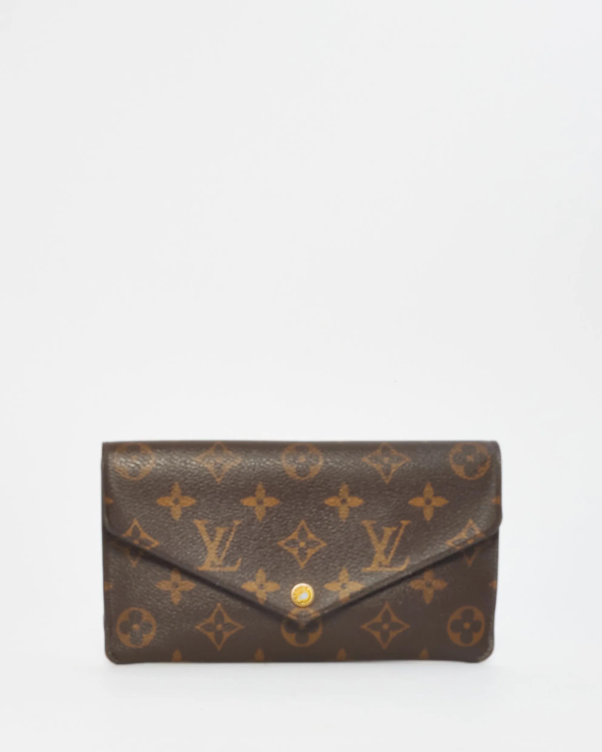 Louis Vuitton Monogram Coated Canvas Sarah Wallet