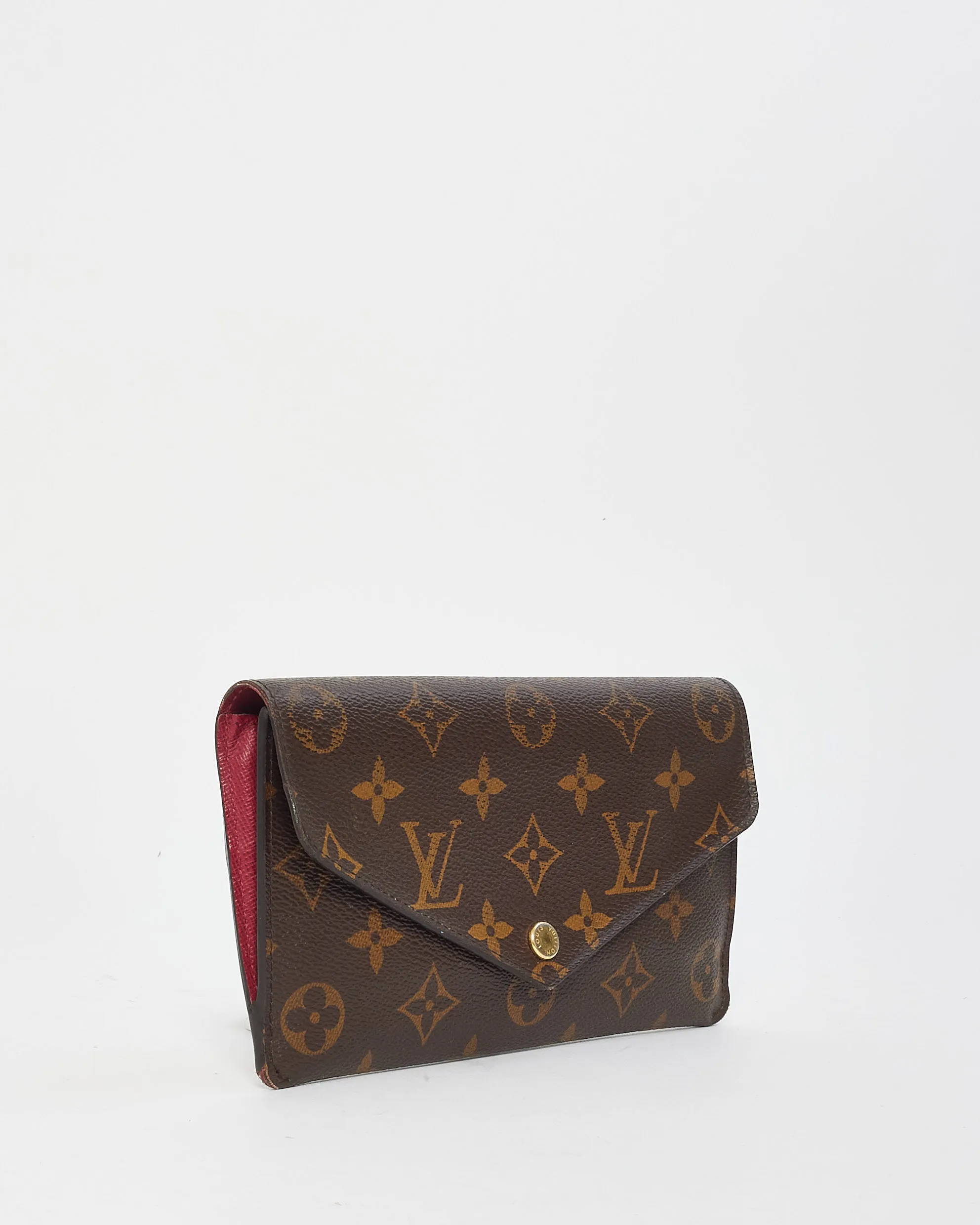 Louis Vuitton Monogram Coated Canvas Sarah Wallet