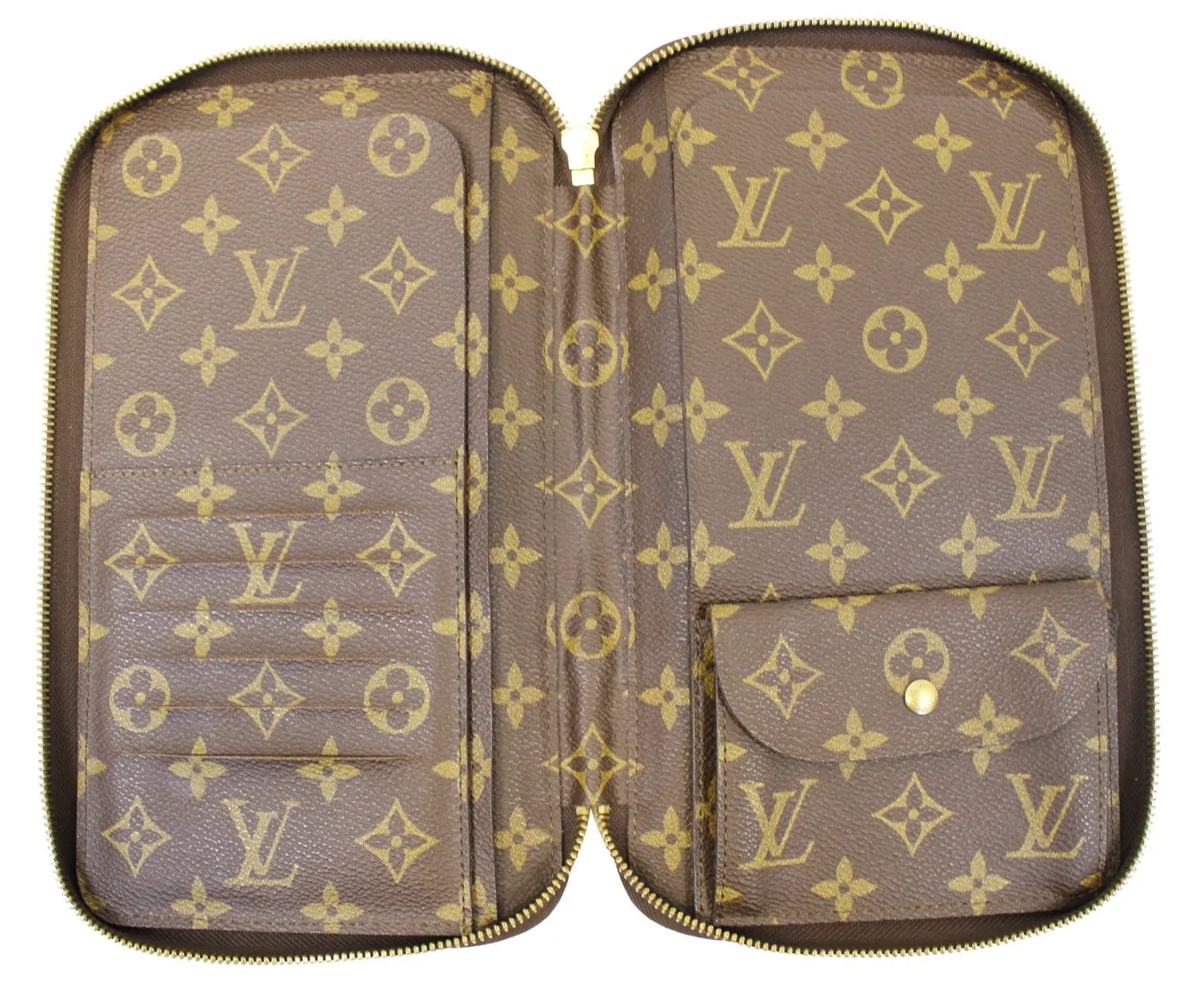 LOUIS VUITTON Monogram Escovedo Travel Case Long Wallet