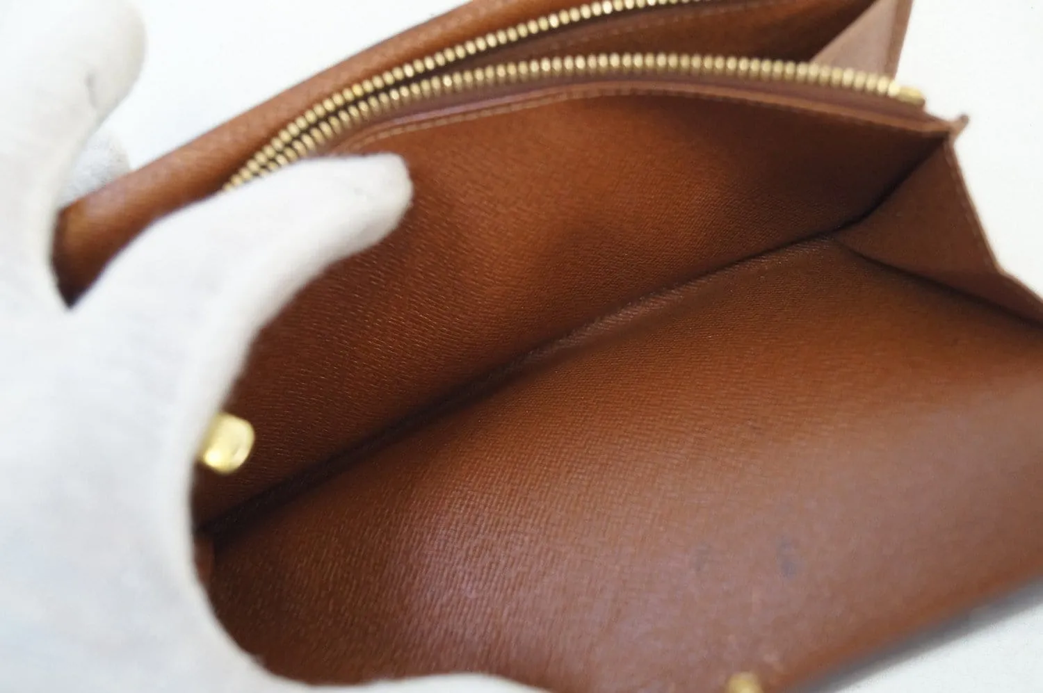 LOUIS VUITTON Monogram Sarah Long Wallet