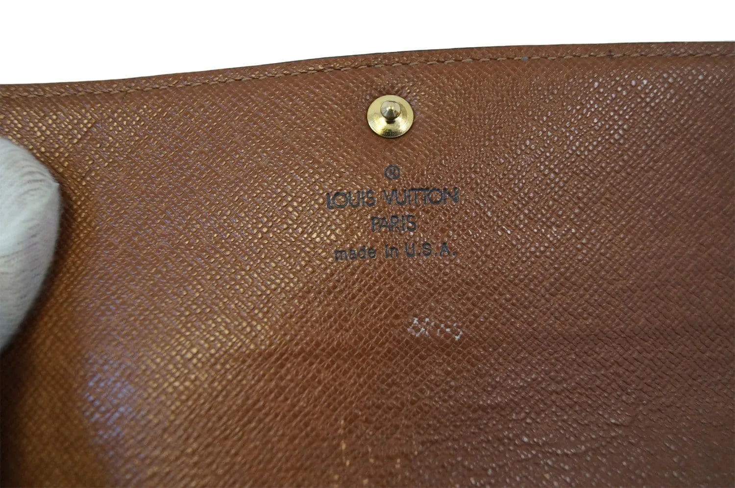 LOUIS VUITTON Monogram Sarah Long Wallet