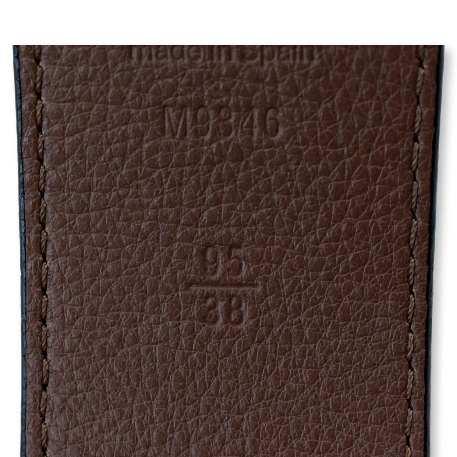 LOUIS VUITTON Pyramide Reversible Monogram Leather Belt 40MM