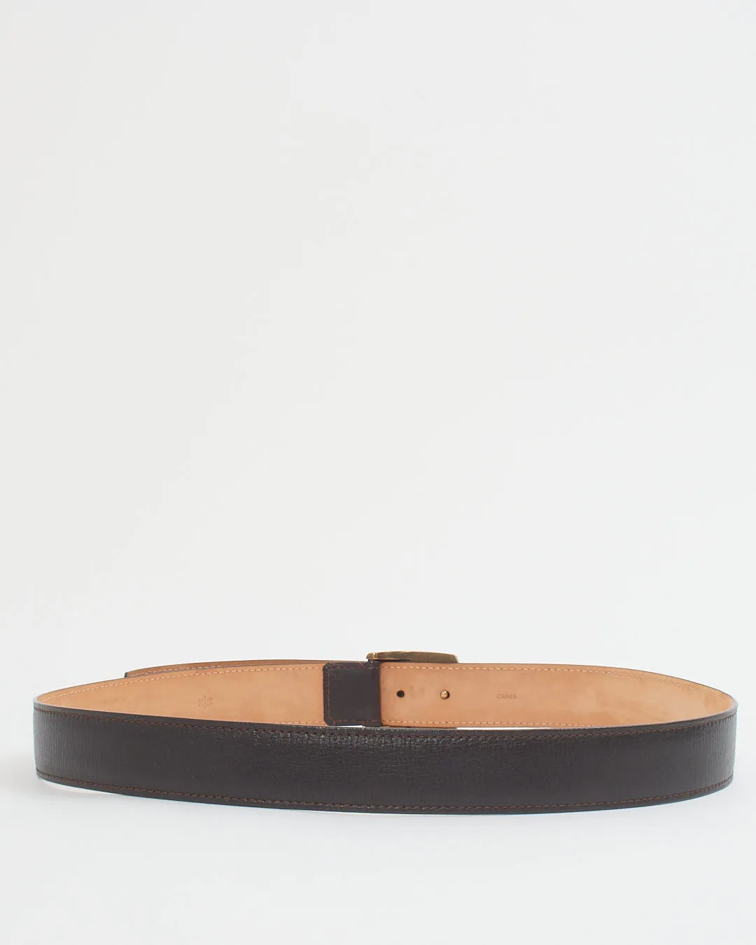 Louis Vuitton Vintage Brown Leather Belt 95/38