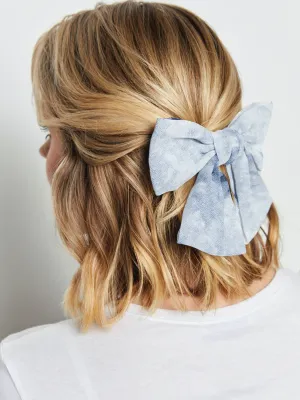 Louisa Tie-Dye Bow Barrette
