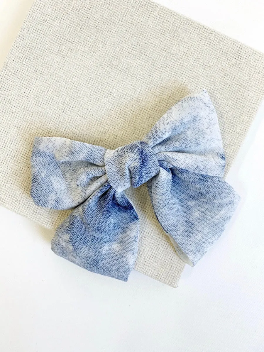 Louisa Tie-Dye Bow Barrette