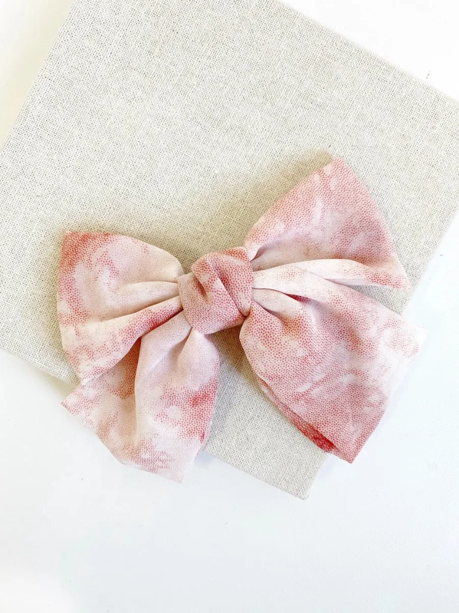 Louisa Tie-Dye Bow Barrette