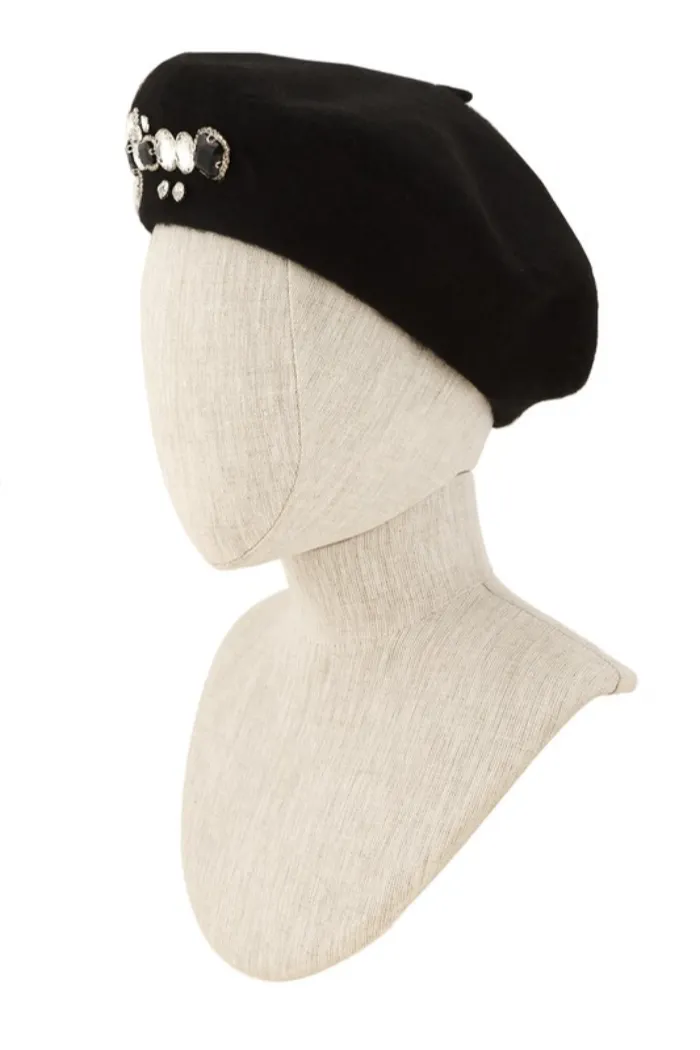 Luxe Diamond Beret