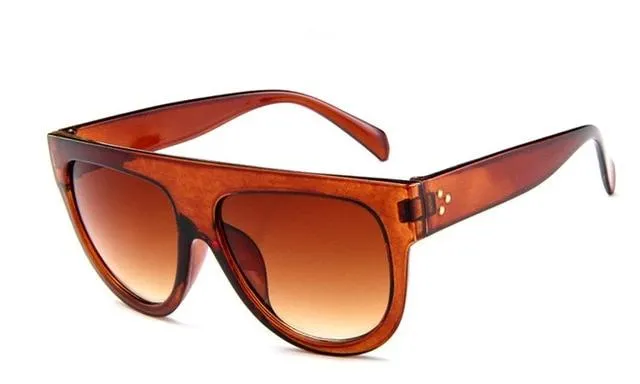 Luxury Vintage  Big Full Frame  Women sunglasses