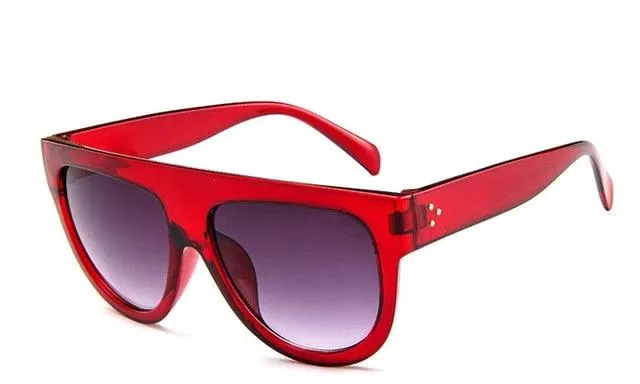 Luxury Vintage  Big Full Frame  Women sunglasses