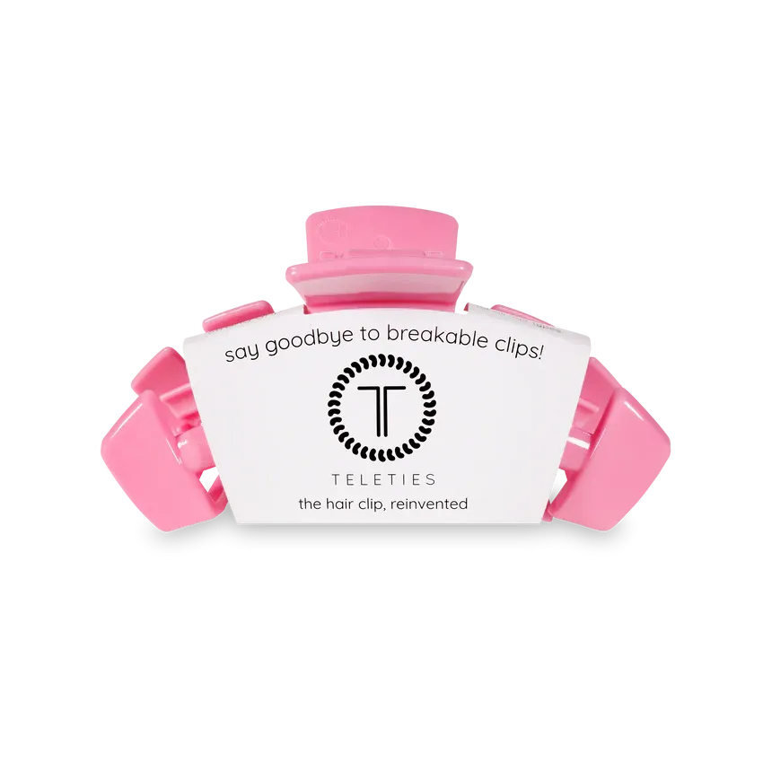 Medium Teleties Claw Clip - Peonies Please