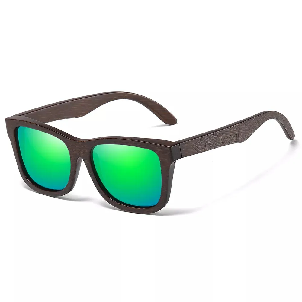 Men Bamboo Wooden Sunglasses With Gift Box