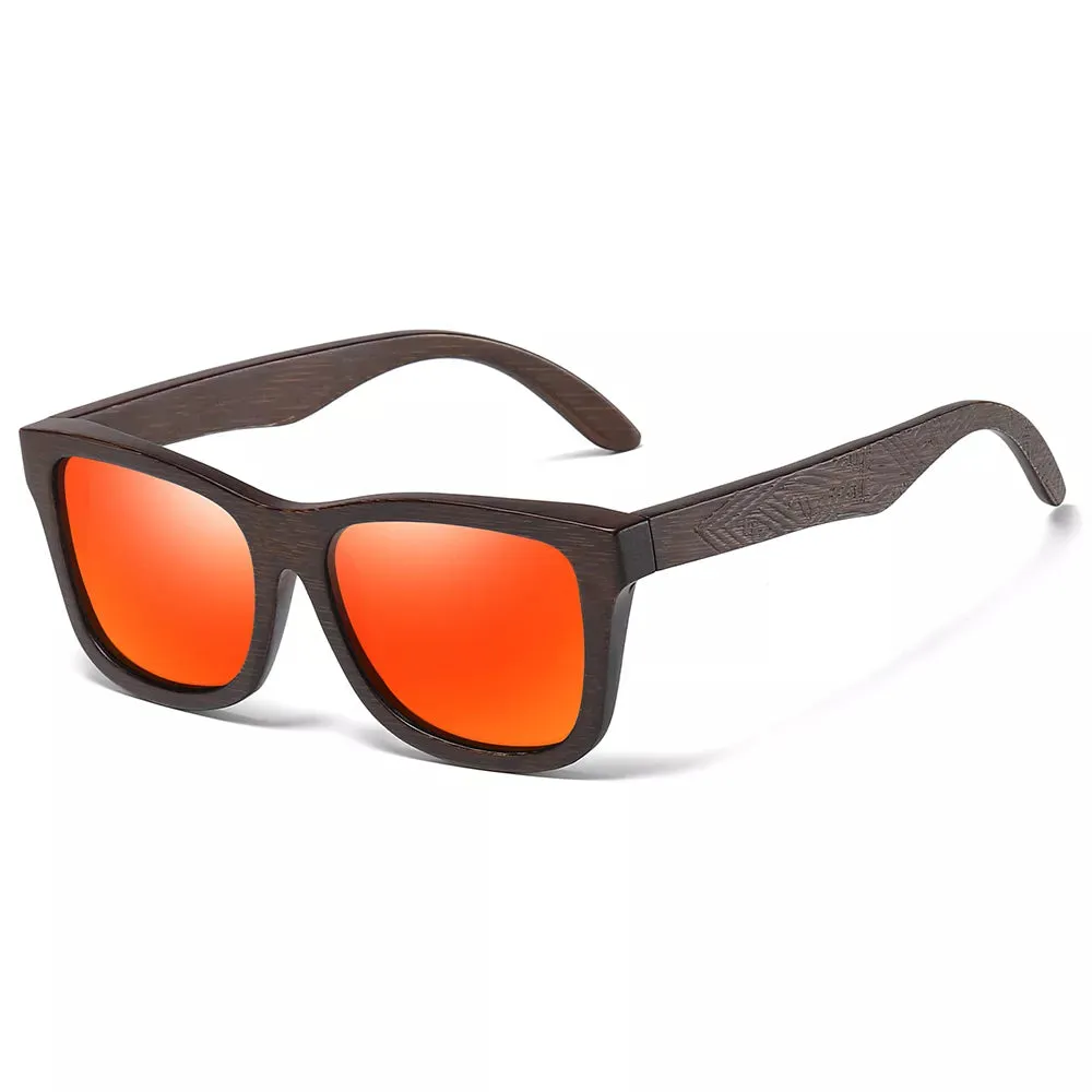 Men Bamboo Wooden Sunglasses With Gift Box