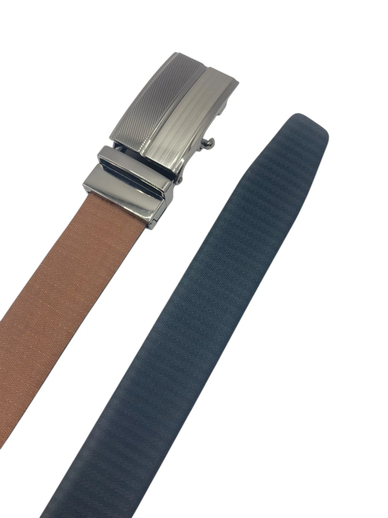 Mens Leather Belt Reversible with Auto-lock Buckle 35mm Trama [RR]