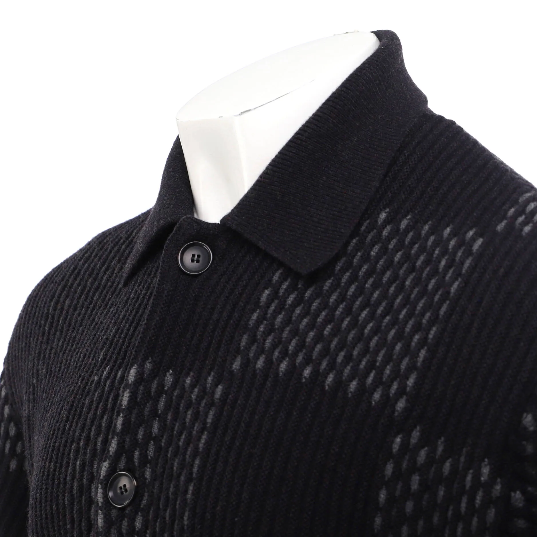 Men's Nigo Cardigan Giant Damier Wool