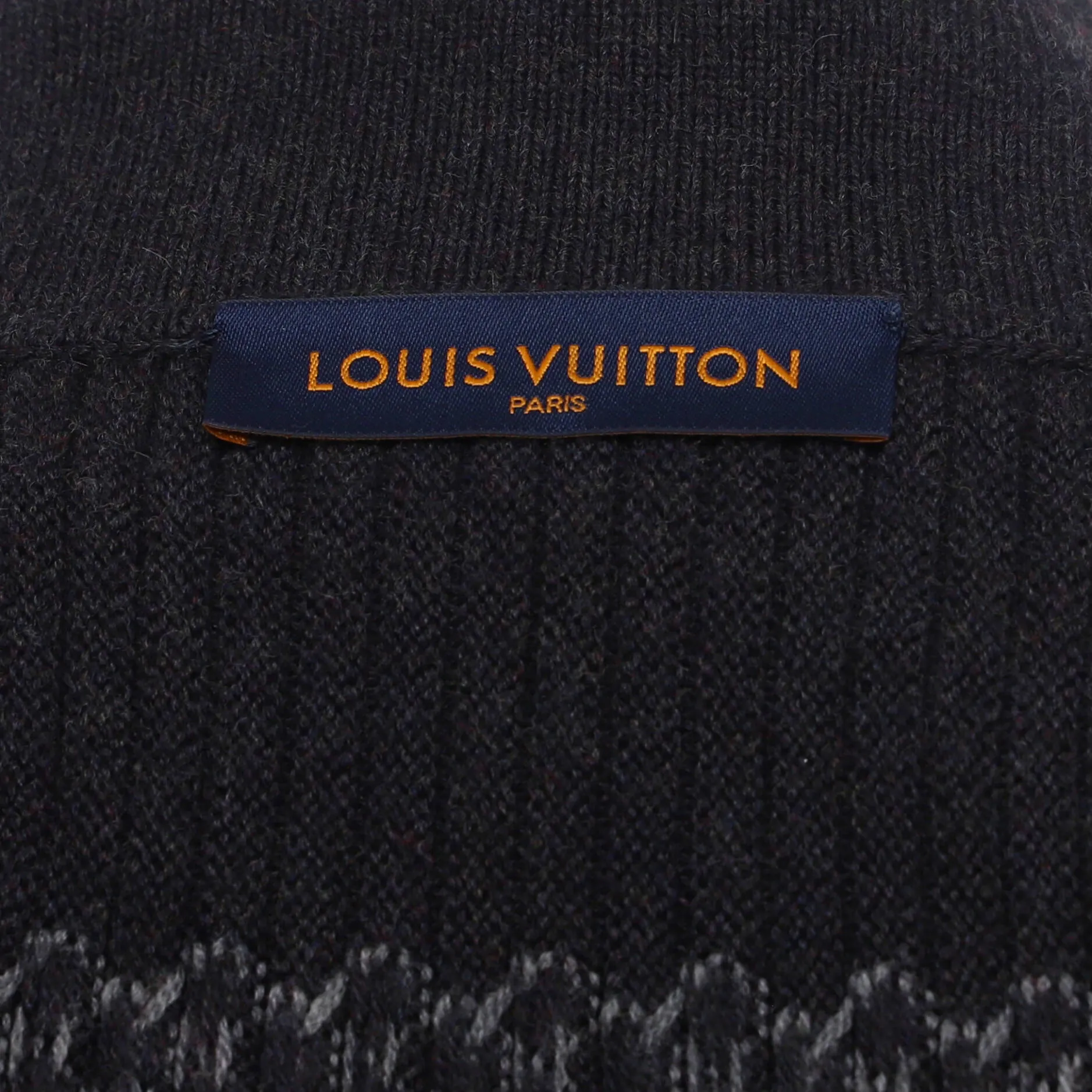 Men's Nigo Cardigan Giant Damier Wool