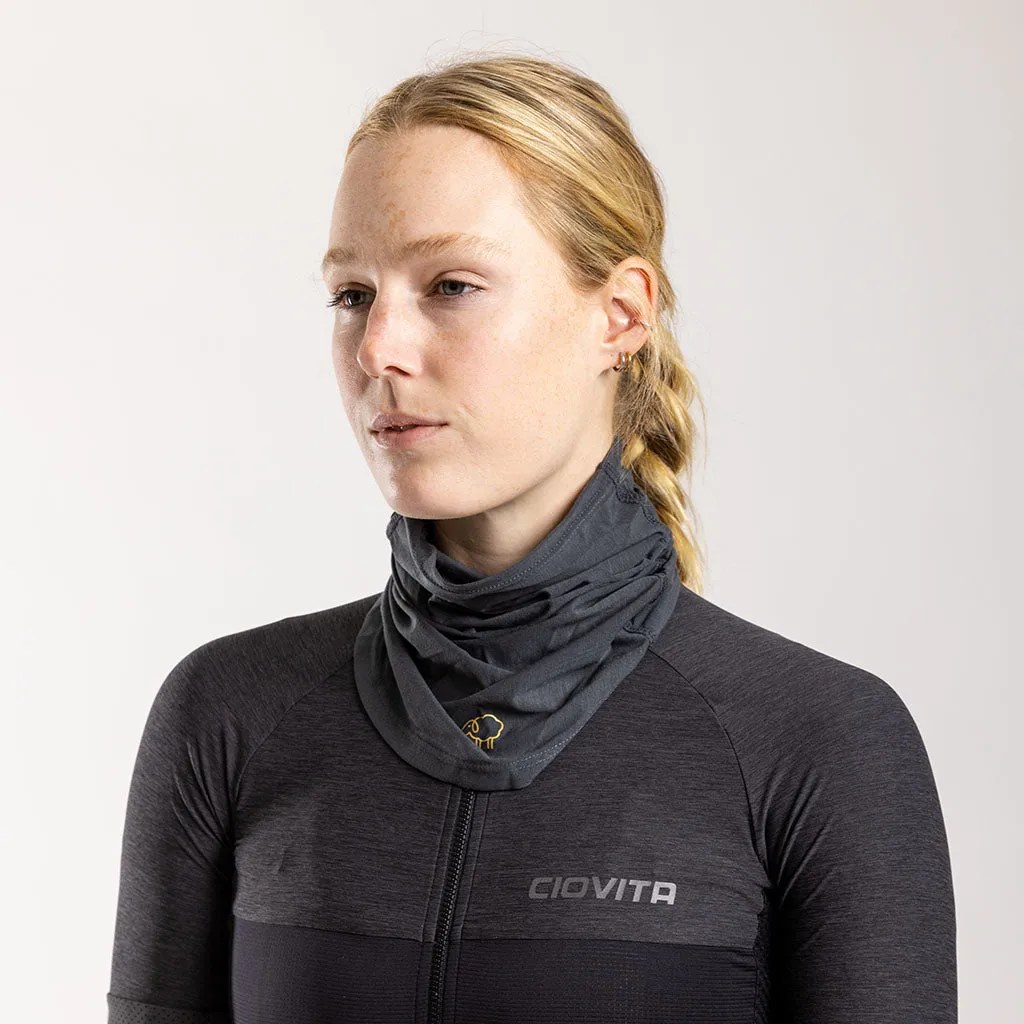 Merino Midweight Collar VitaTube (Charcoal)