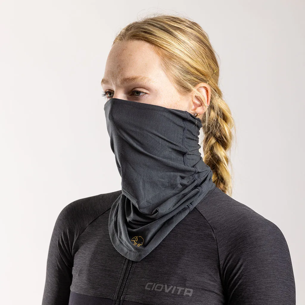 Merino Midweight Collar VitaTube (Charcoal)