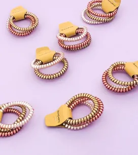 Metallic Coil Hair Bands