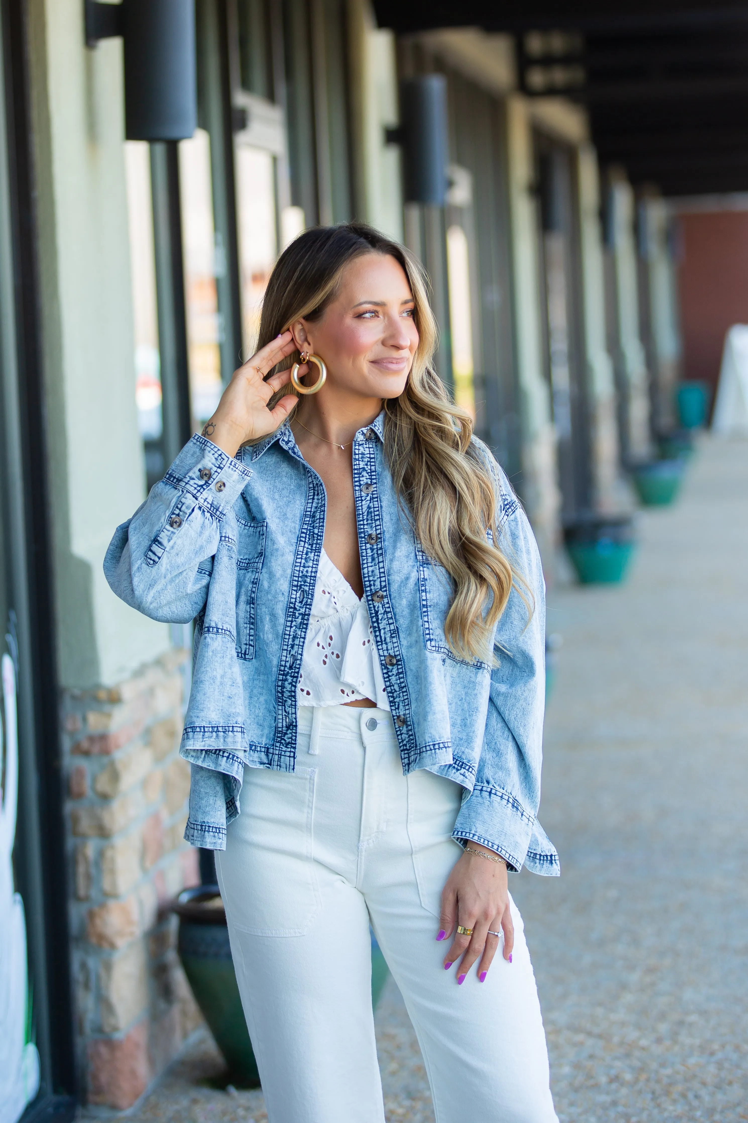 Metallic Hoops