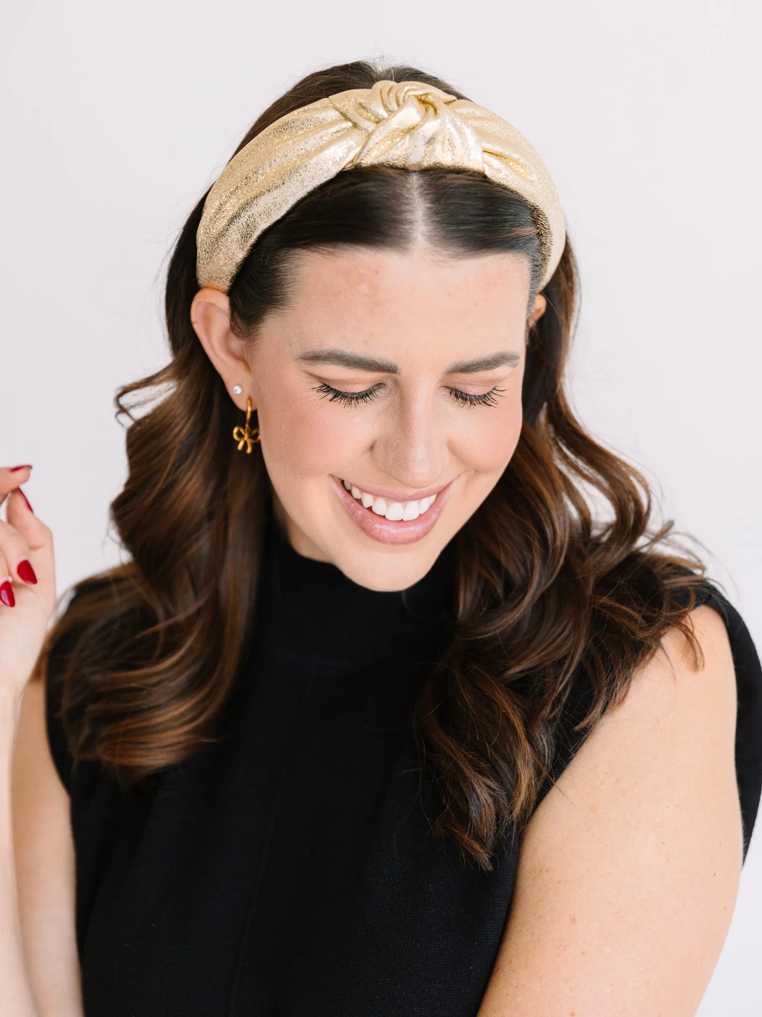 Metallic Knotted Headband
