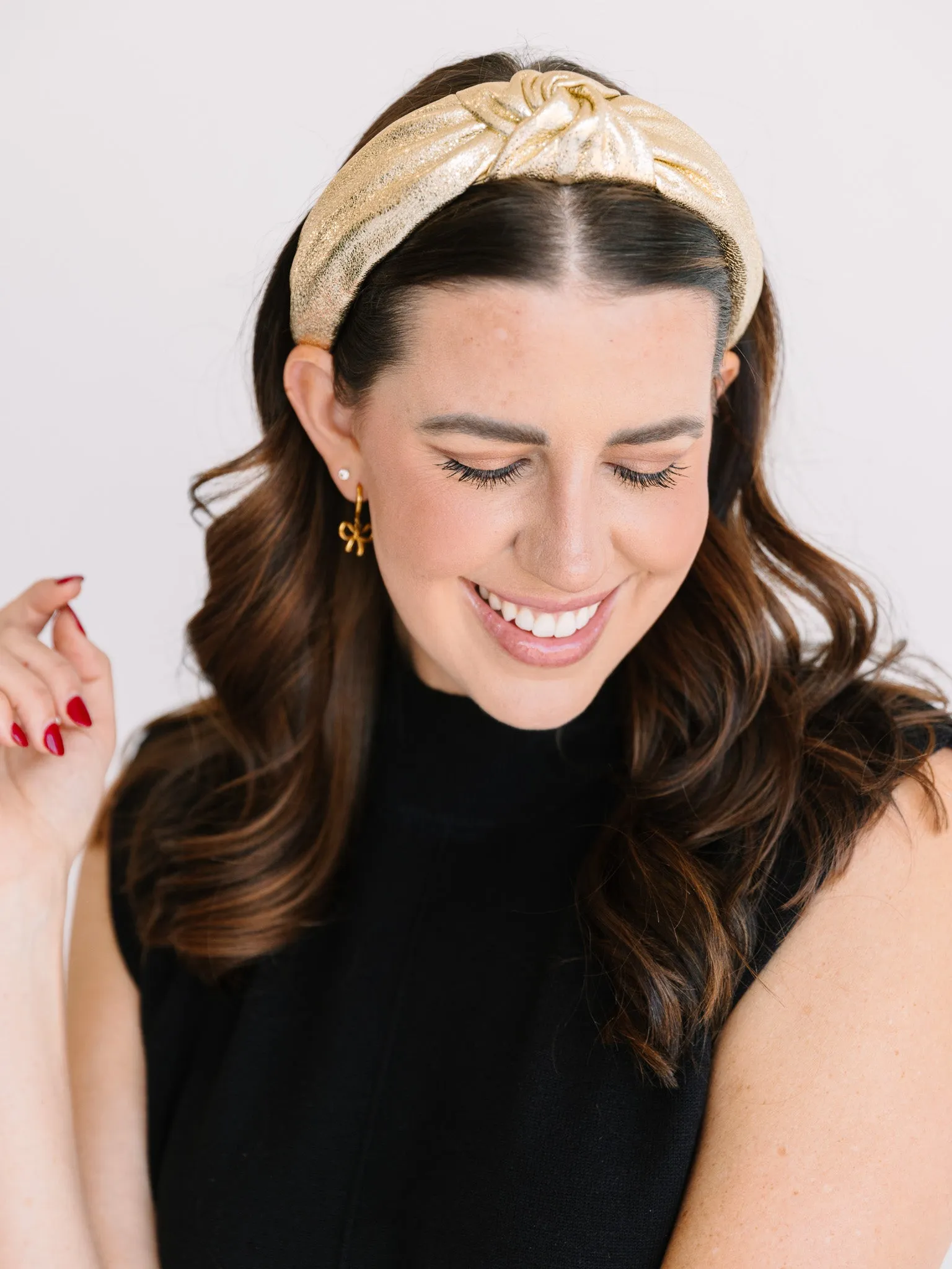 Metallic Knotted Headband