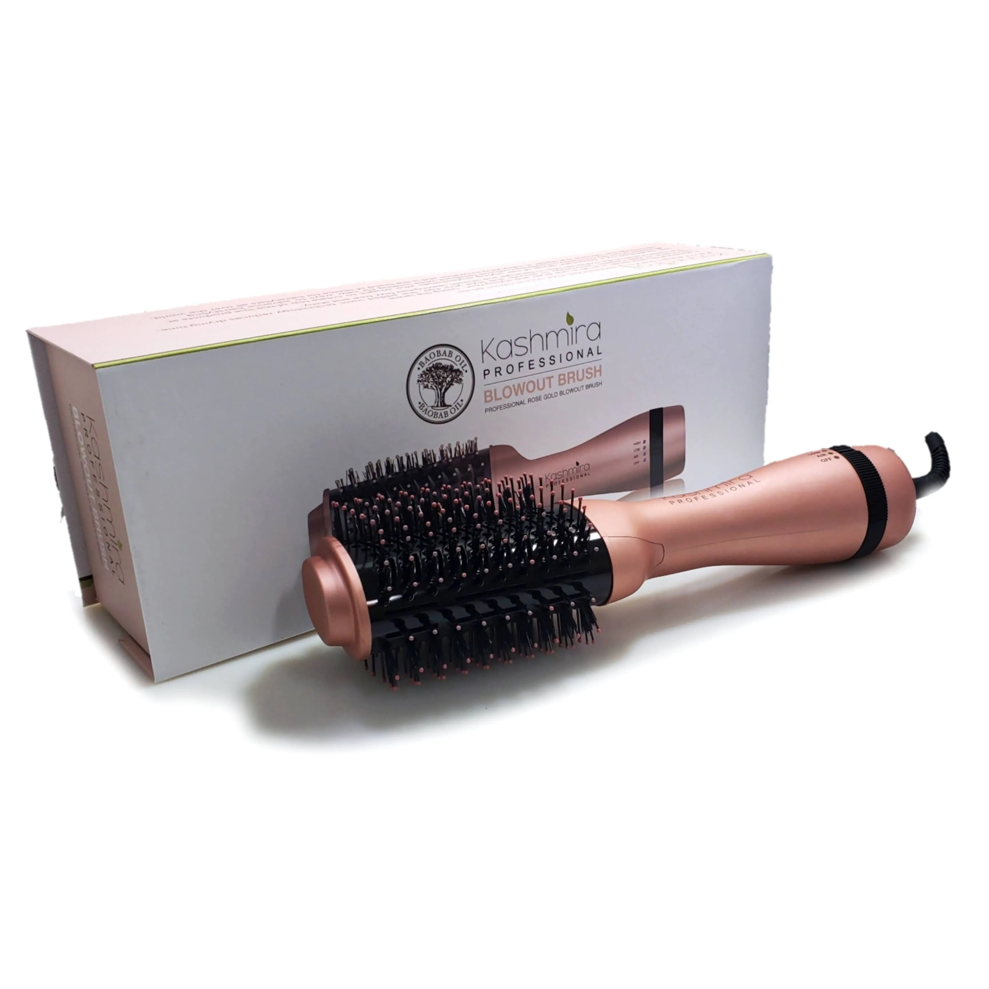 Metallic Rose Gold Blowout Brush