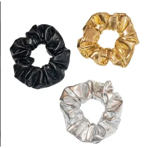 Metallic scrunchies