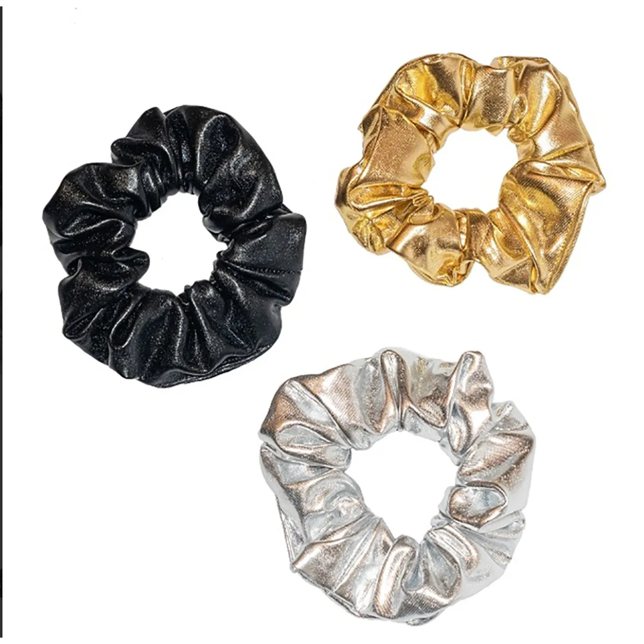 Metallic scrunchies