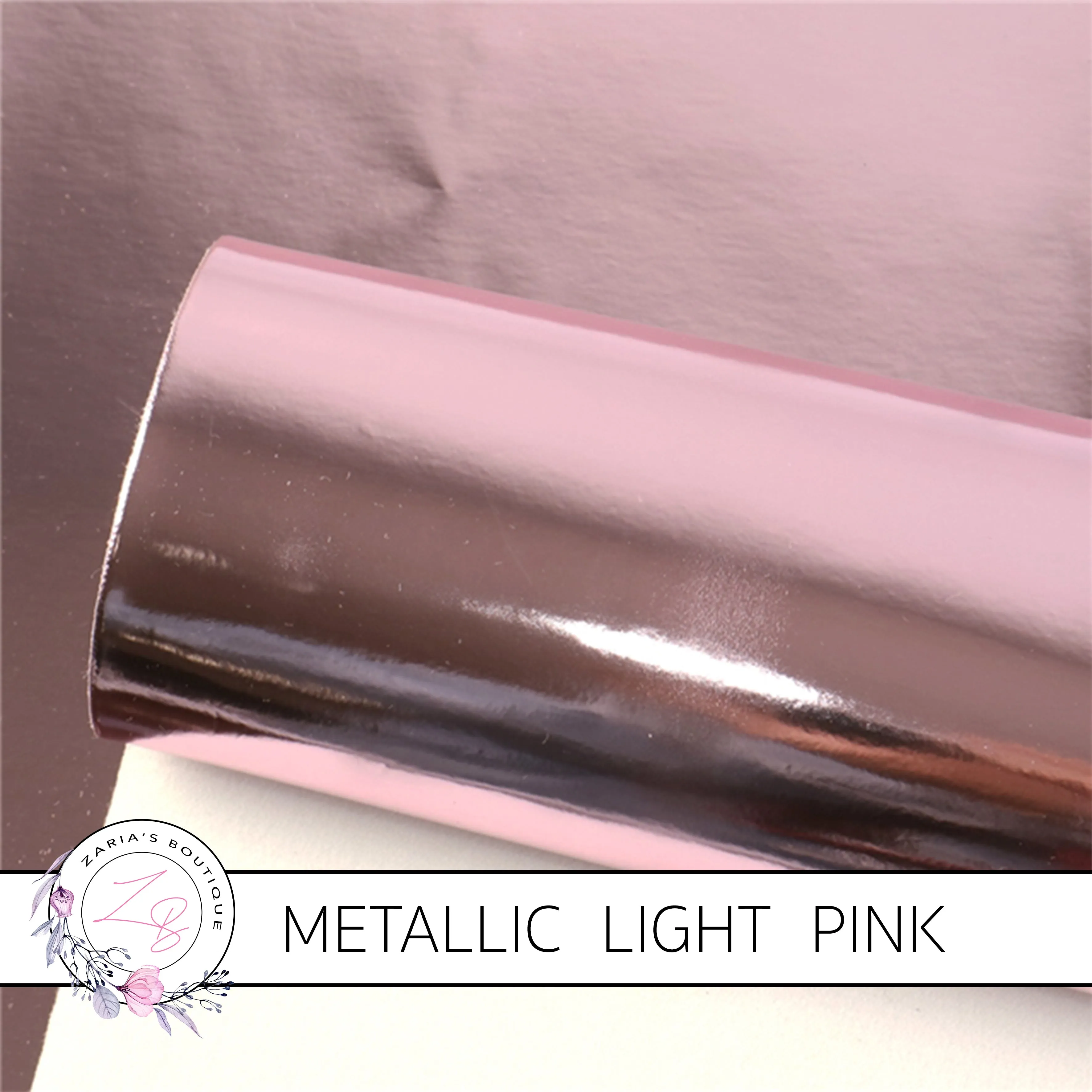 Metallic Shiny Mirror Electric Blue ~ Faux Leather Sheets
