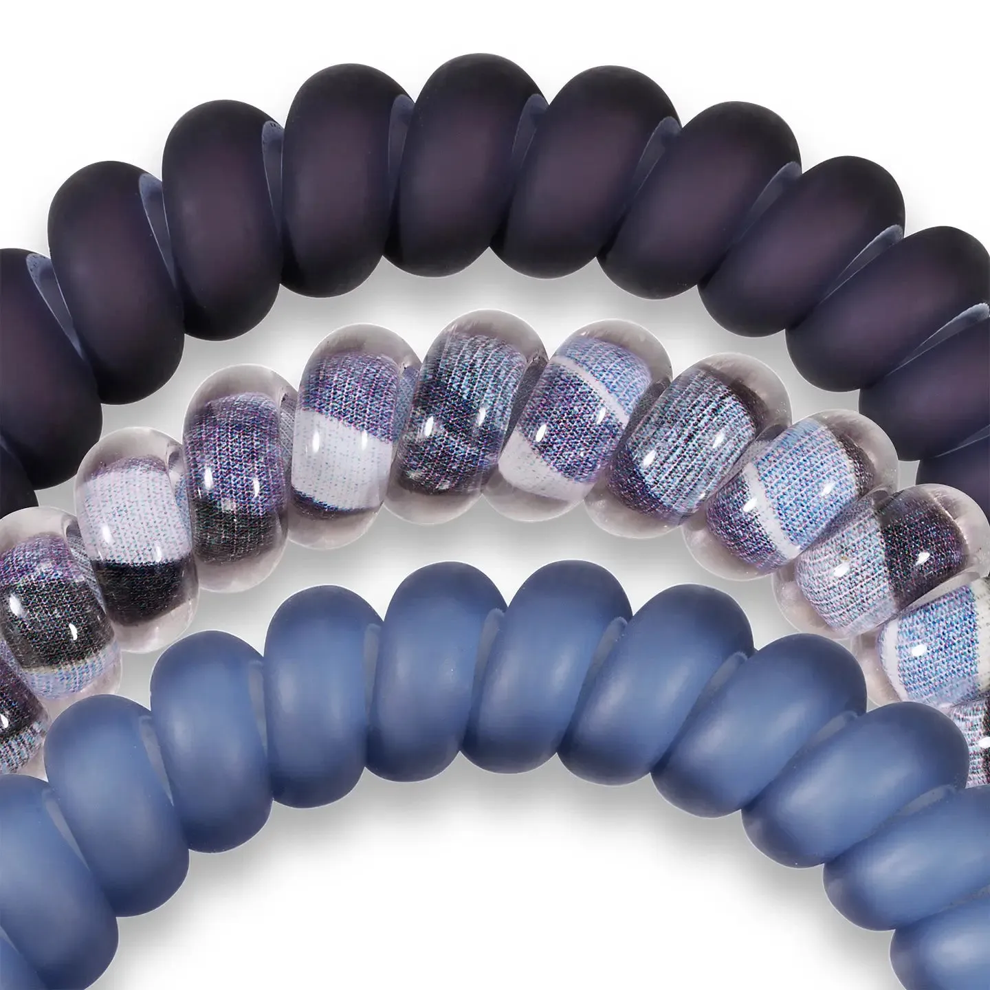 Midnight Rain Teleties Small 3-Pack Hair Tie