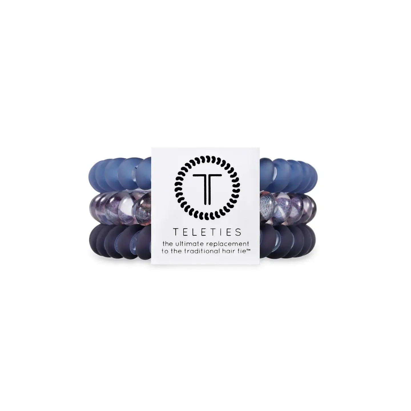 Midnight Rain Teleties Small 3-Pack Hair Tie
