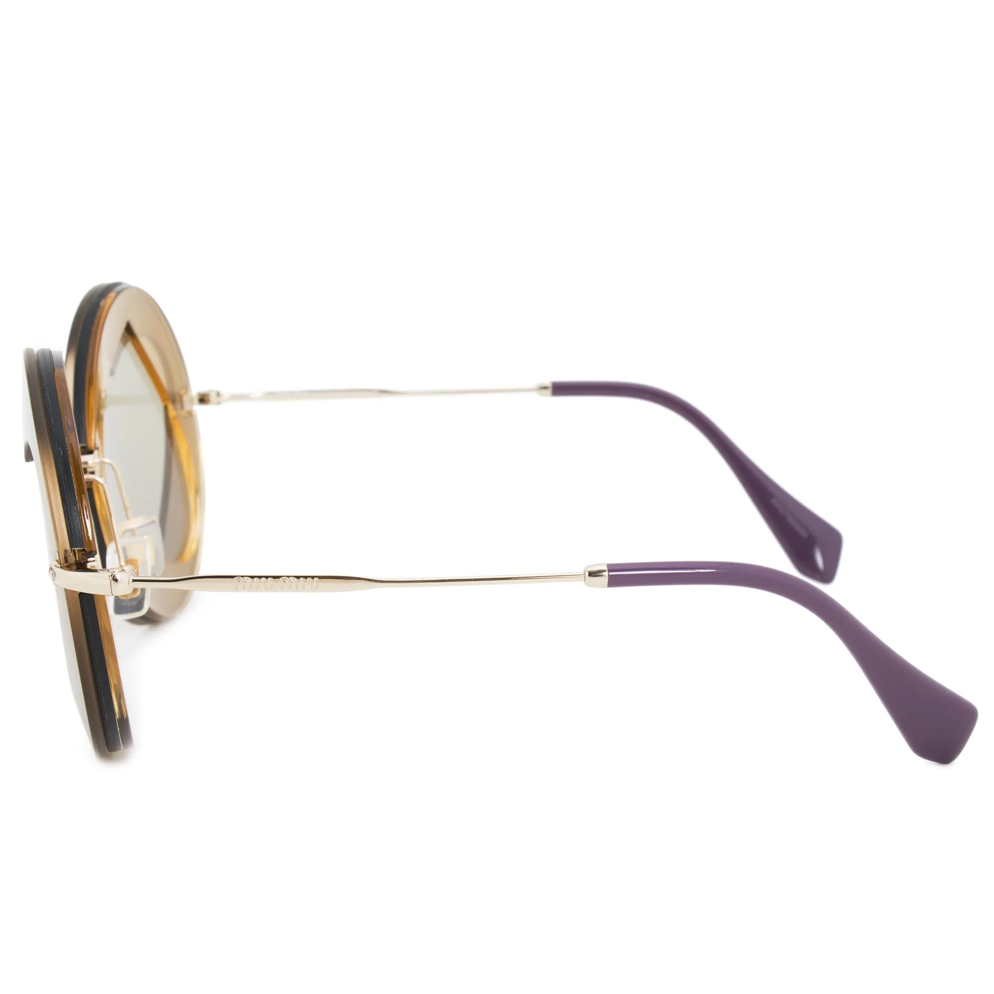 Miu Miu Round Sunglasses SMU01SS VA25J2 62
