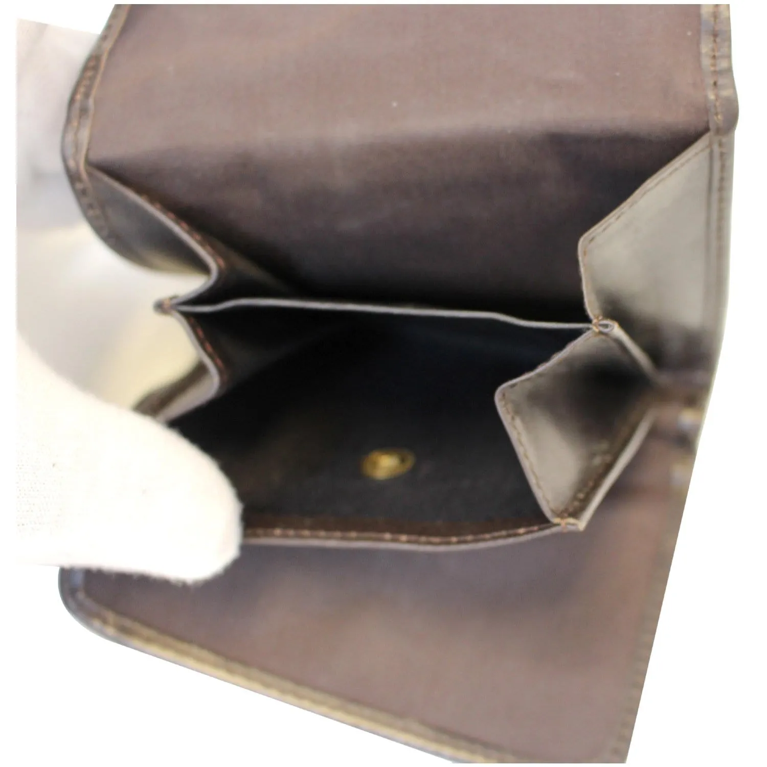 MOSCHINO Vintage Foldover Wallet Black