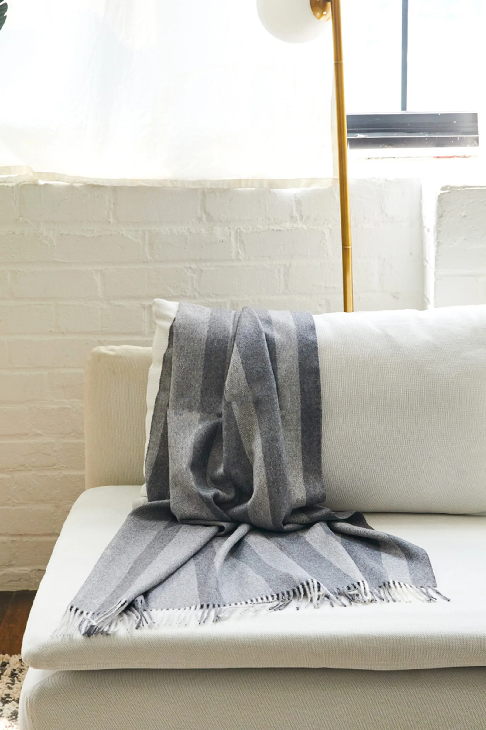 Multi Stripe Throw Blanket