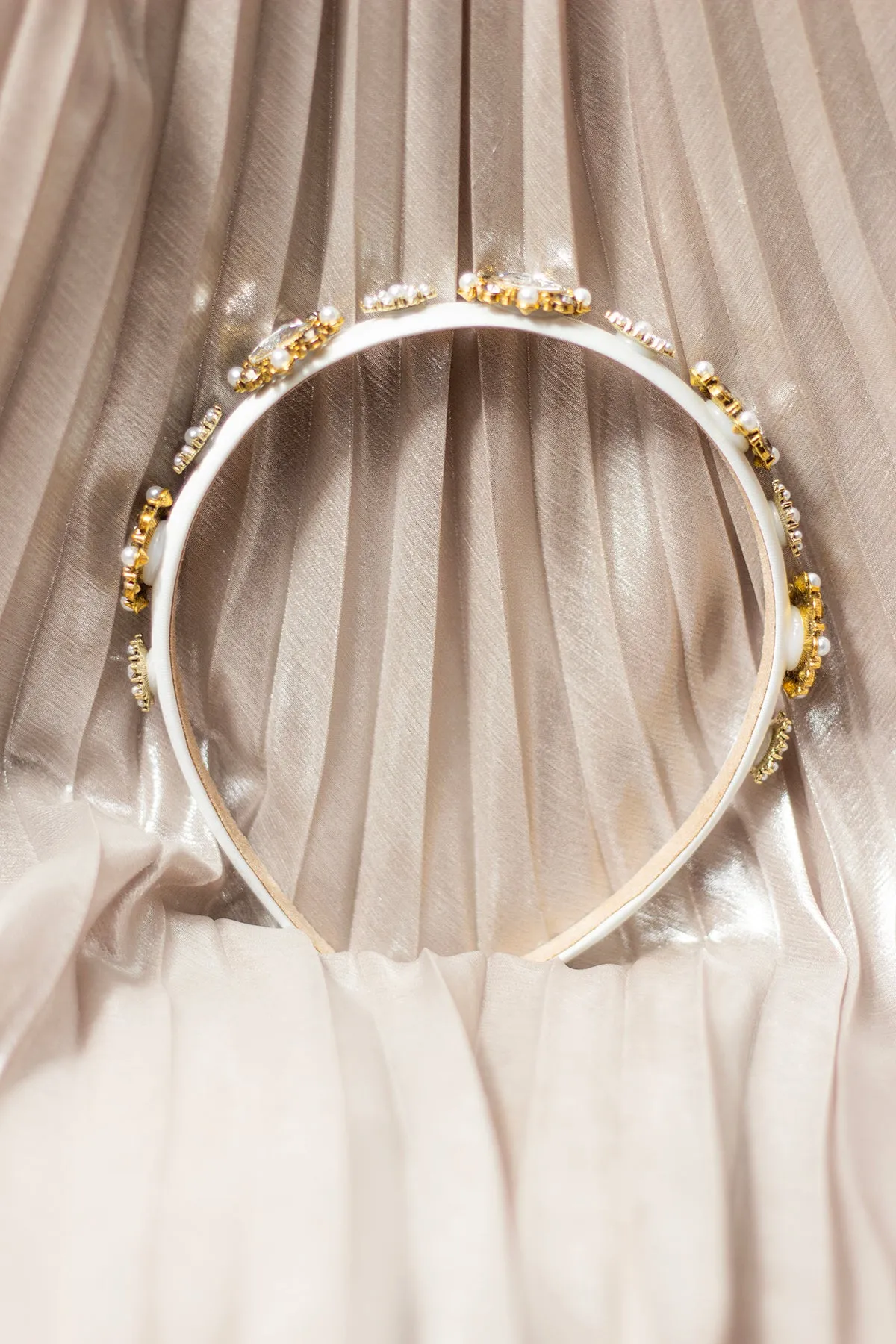Narrow Jewel Diamante Headband