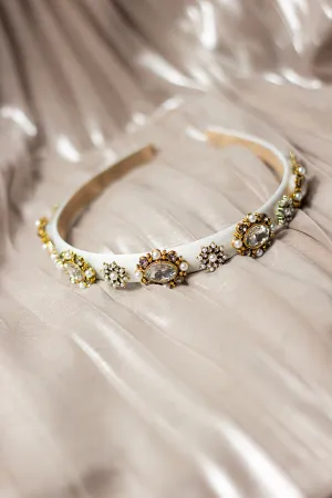 Narrow Jewel Diamante Headband