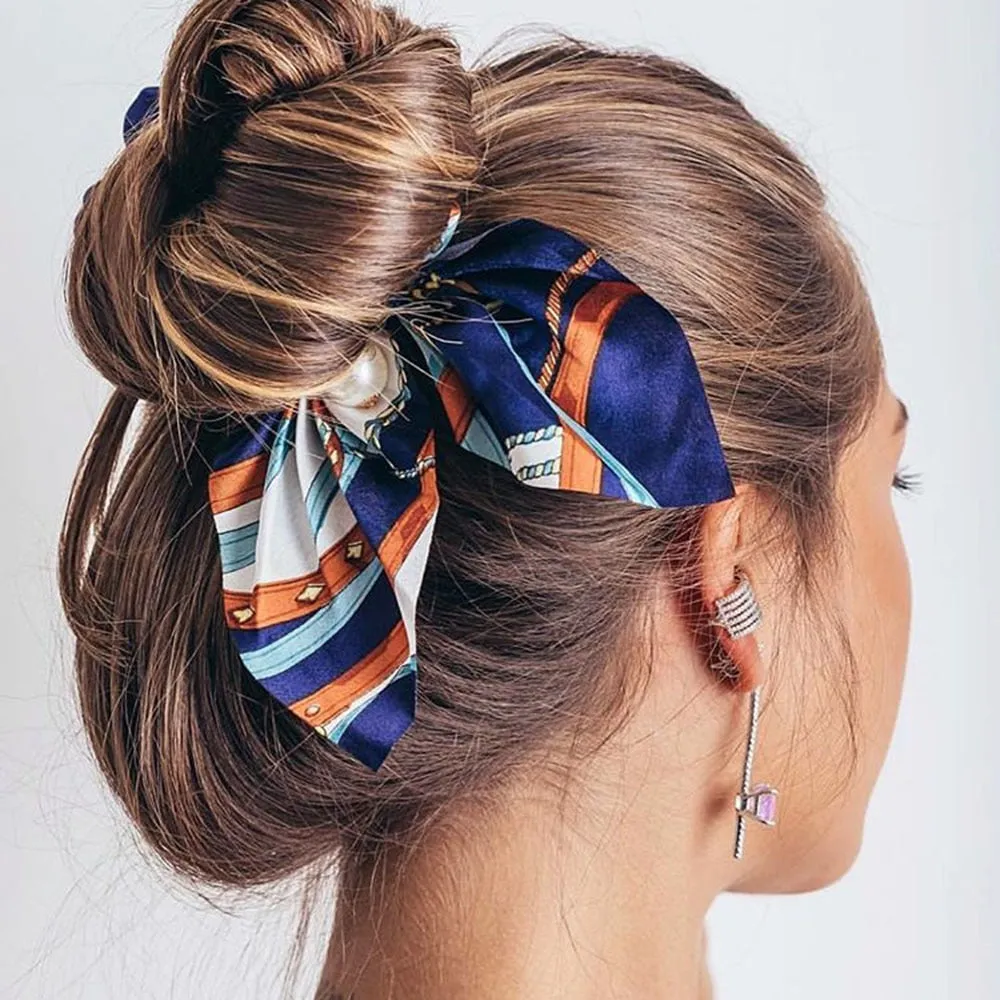 New Chiffon Bowknot Silk Hair