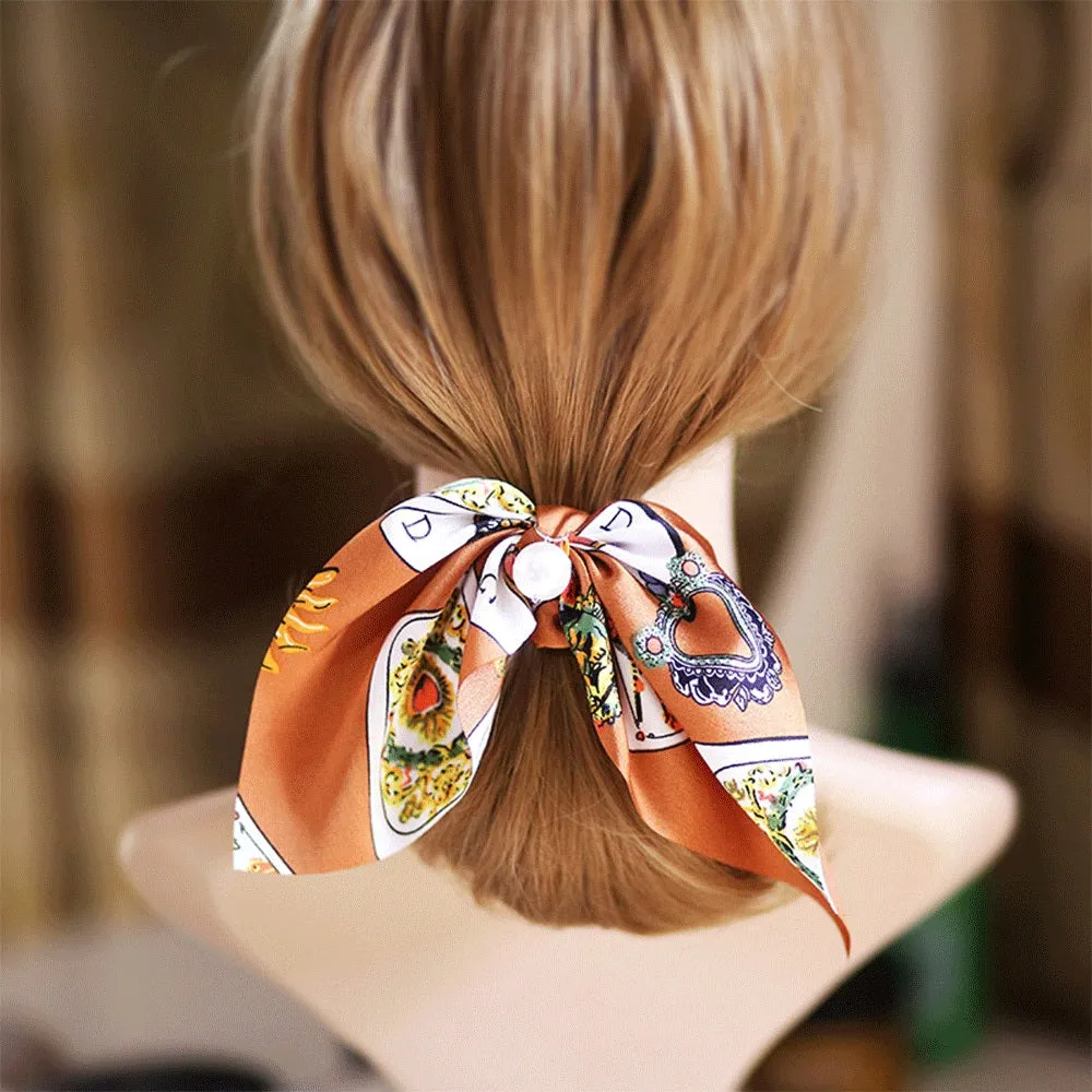 New Chiffon Bowknot Silk Hair