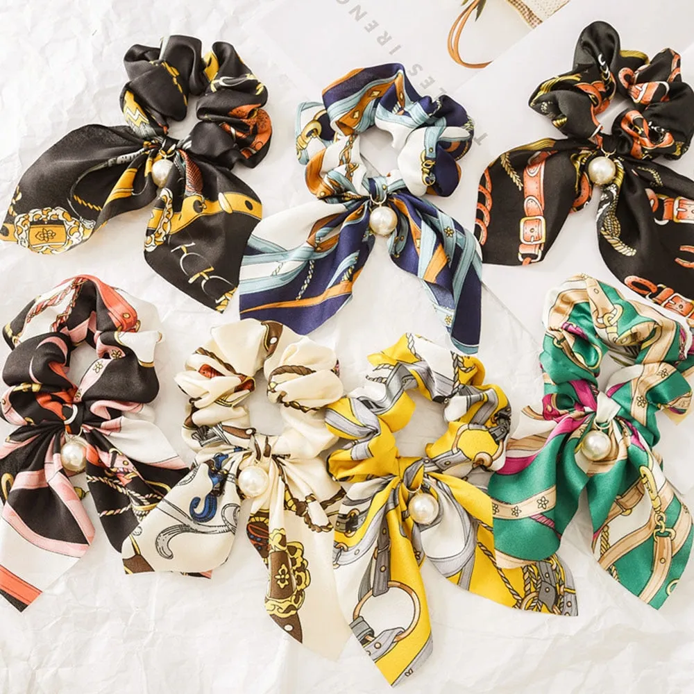 New Chiffon Bowknot Silk Hair