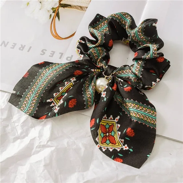 New Chiffon Bowknot Silk Hair