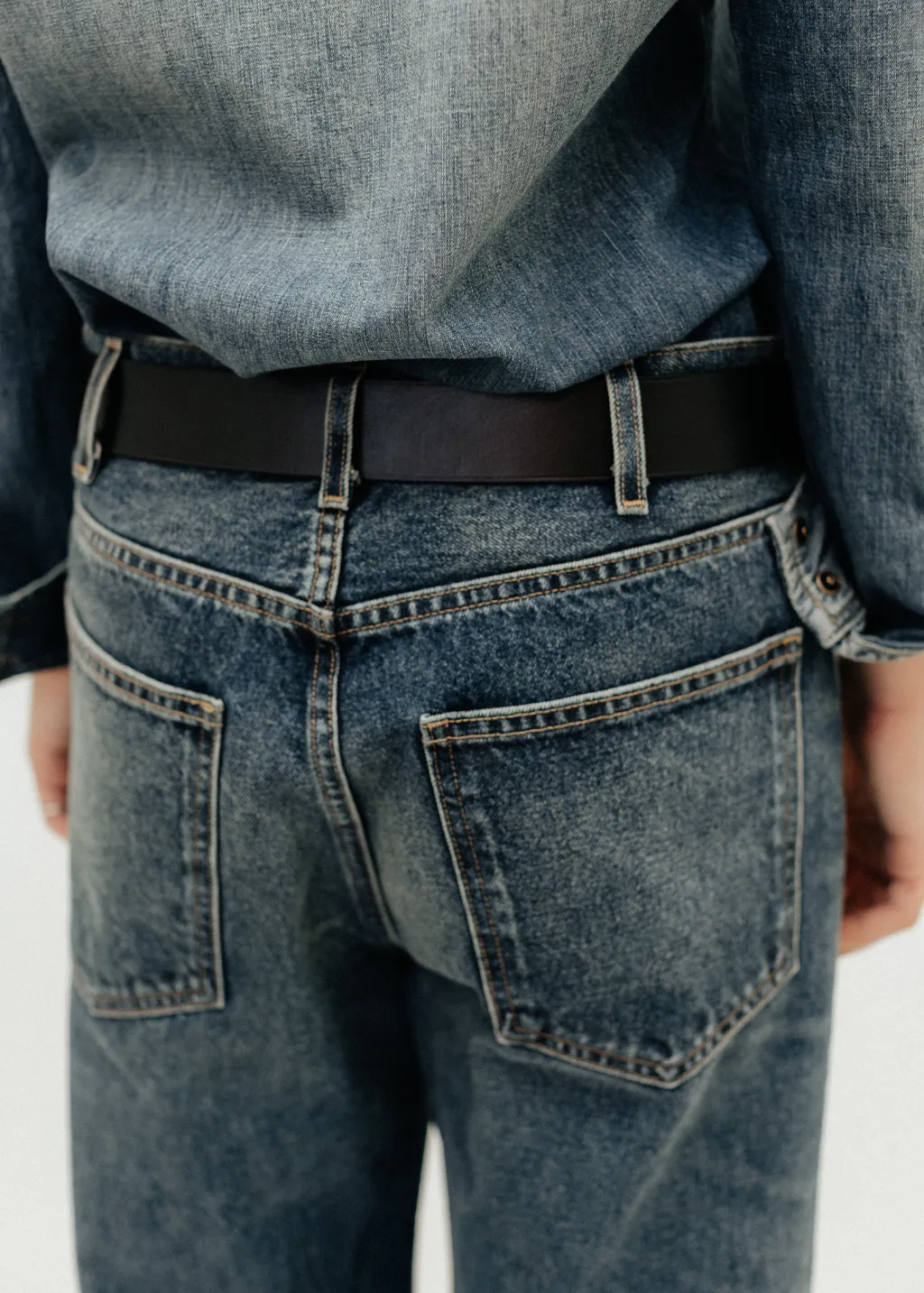 Nili Lotan Black & Silver Belt
