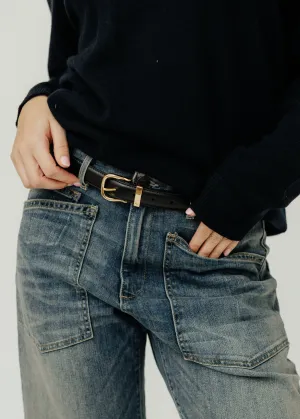 Nili Lotan Louise Belt in Black