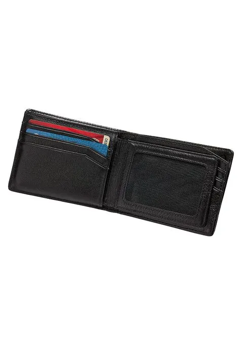 Nixon Pass Leather Wallet - Black