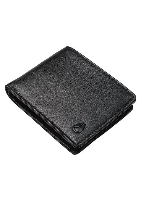 Nixon Pass Leather Wallet - Black