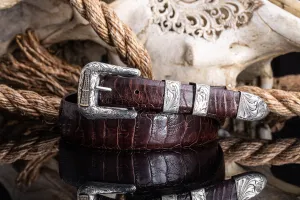 Oil Derrick 4-Piece Ranger Buckle Set