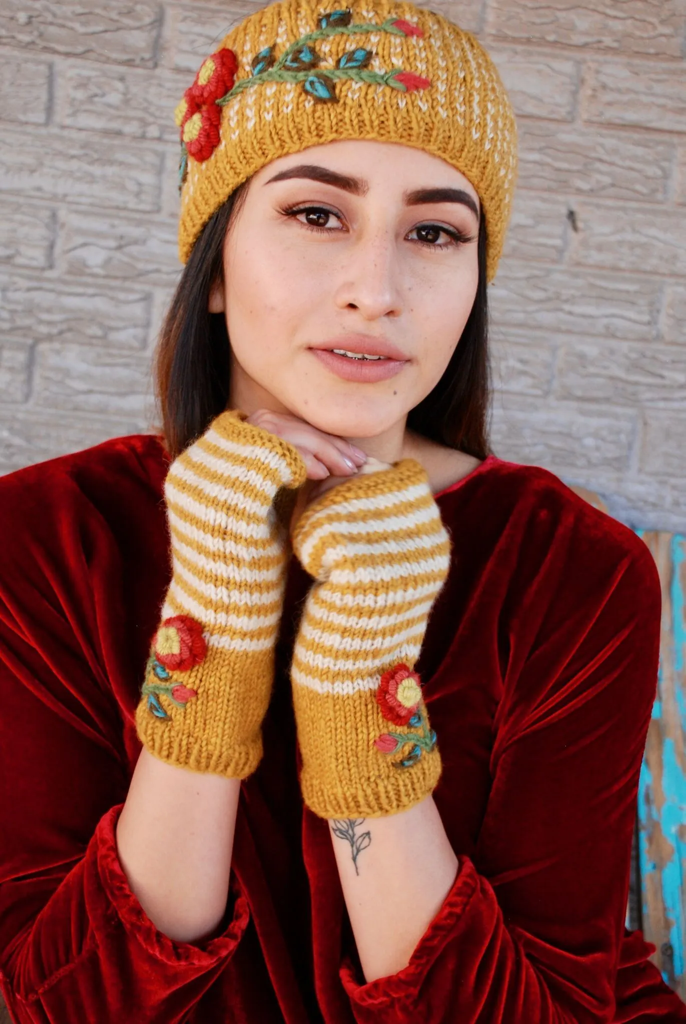 Olive Headband Aqua